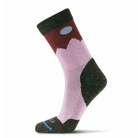 FITS Teton Light Hiker Crew Socks  -  Small / Chestnut/Tawny Port